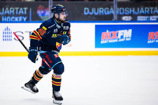 Djurgårdens Albin Grewe jublar