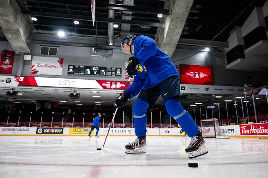 Tom Willander of Sweden at a practice session