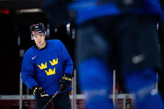 Felix Unger Sörum of Sweden at a practice session