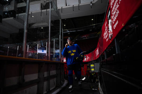 Tom Willander of Sweden at a practice session