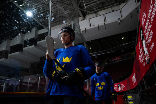 Tom Willander of Sweden at a practice session