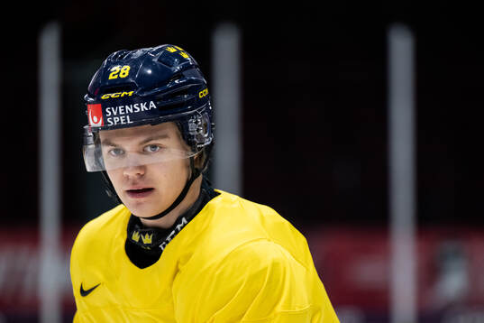 Oskar Voullet of Sweden at a practice session