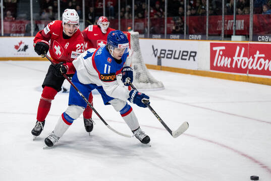 Leon Muggli of Switzerland and Lukas Klecka of Slovakia