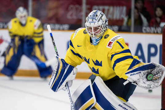 Goalkeeper Marcus Gidlöf of Sweden