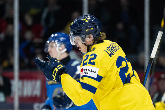 Anton Wahlberg of Sweden celebrates
