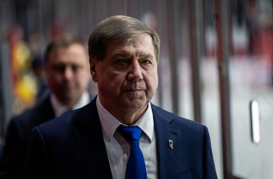 Head coach Sergei Starygin of Kazakhstan