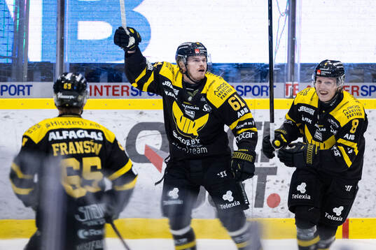 Västerås Malte Sjögren jublar