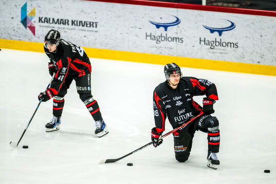 Nybros Hugo Fransson och Maksim Semjonov