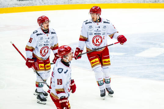 Kalmars Teemu Väyrynen, Andrew Vanderbeck och Henrik