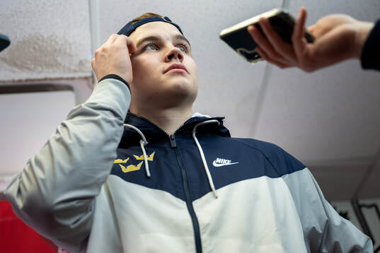 Bläddra bland fler bilder av 2025 IIHF World Junior Championship, day 3, Sweden, Press Event
