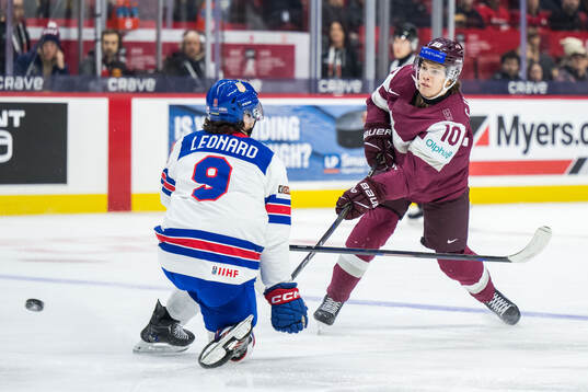 Ryan Leonard of USA and Harijs Cjunkis of Latvia