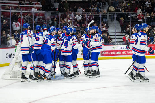 Players of USA celebrate