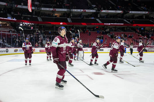 Harijs Cjunkis of Latvia looks dejected