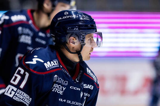 Linköpings Markus Ljungh på uppvärmningen