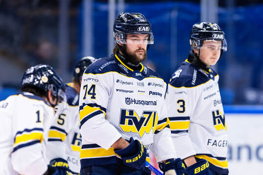 HV71s Sean Day på uppvärmningen