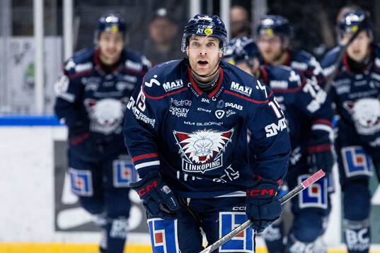 Linköpings Patrick Russell jublar