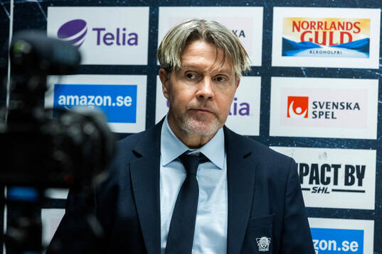 Linköpings tränare Anders Karlsson på presskonferensen