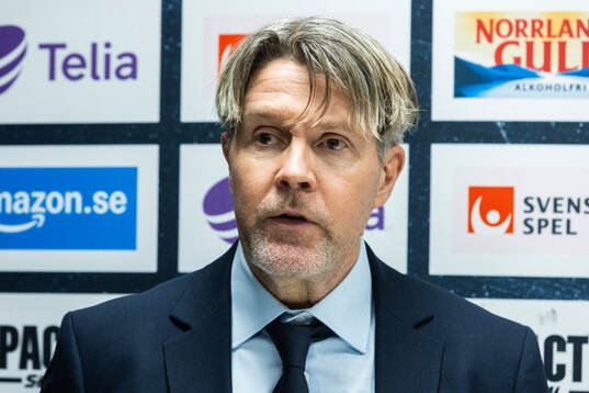 Linköpings tränare Anders Karlsson på presskonferensen