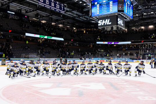 HV71s spelare jublar