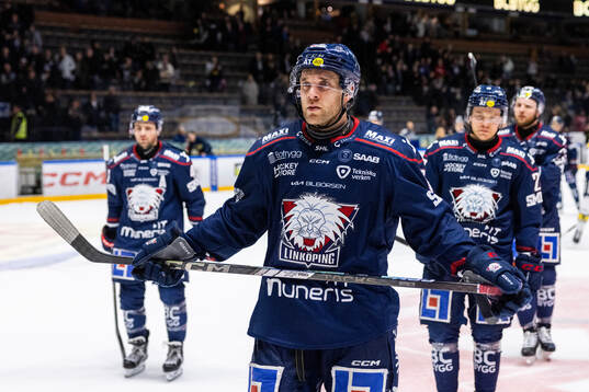 Linköpings Patrick Russell deppar