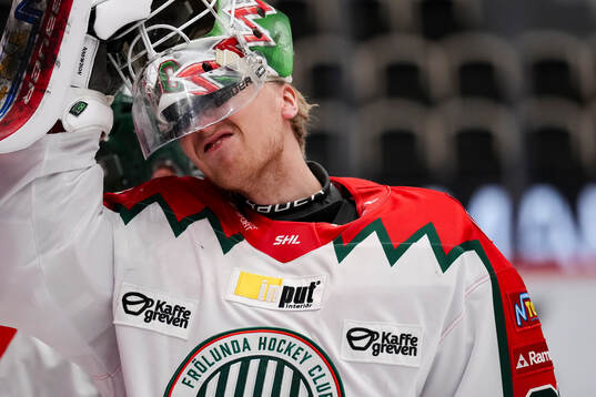 Frölundas målvakt Tobias Normann