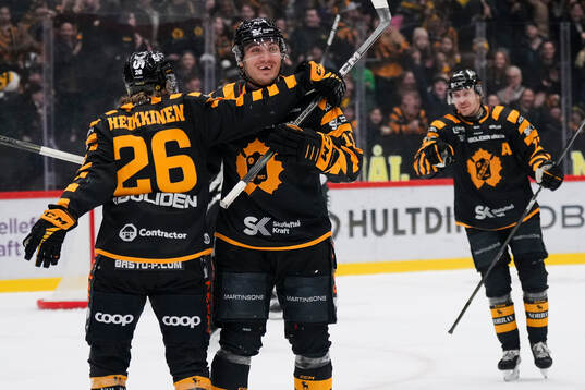 Skellefteås Anton Heikkinen jublar