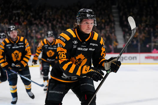 Skellefteås Anton Heikkinen jublar