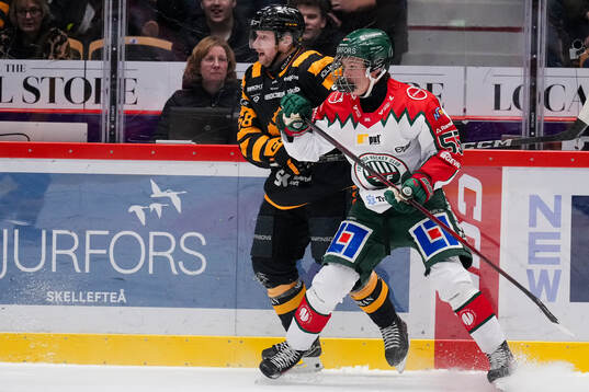 Skellefteås Oskar Nilsson och Frölundas Ivar Stenberg