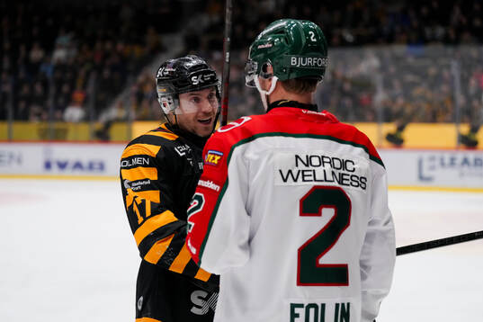 Frölundas Christian Folin och Skellefteås Pär Lindholm