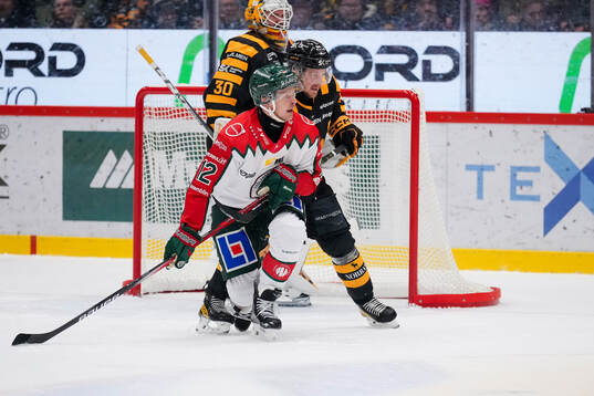 Frölundas Max Friberg och Skellefteås Jonathan Pudas
