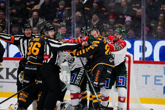 Skellefteås Oscar Lindberg och Frölundas Erik Thorell