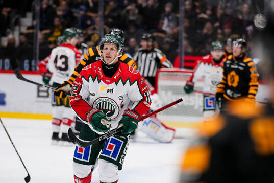 Frölundas Max Friberg deppar