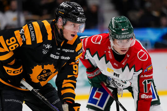 Skellefteås Rickard Hugg och Frölundas Isac Born