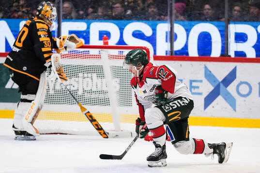 Frölundas Max Friberg deppar