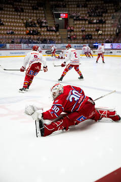 Timrås målvakt Jacob Johansson
