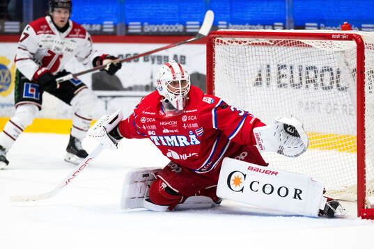 Timrås målvakt Jacob Johansson