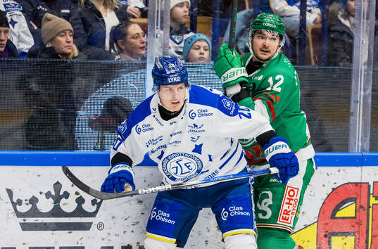 Leksands Axel Rindell och Rögles Brady Ferguson