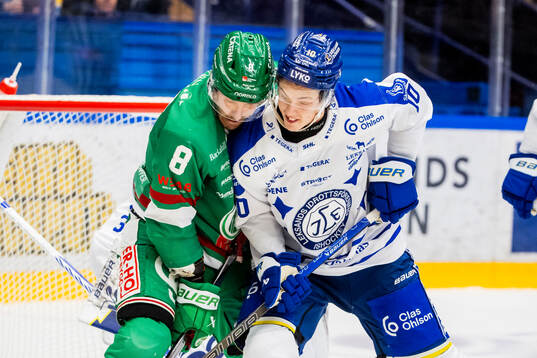 Rögles Linus Sandin och Leksands Anton Johansson