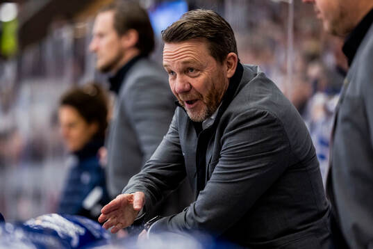 Leksands tränare Charles Berglund
