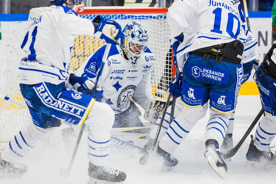 Leksands målvakt Jakob Hellsten