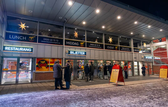 Exteriör vy över Coop Norrbotten arena