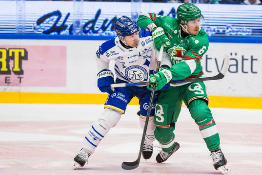 Leksands Patrik Norén och Rögles Carter Ashton