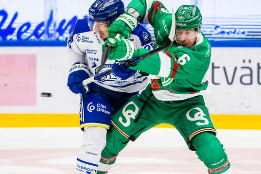 Leksands Patrik Norén och Rögles Carter Ashton