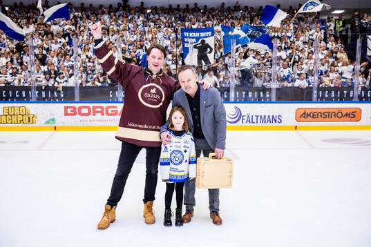 under ishockeymatchen i SHL mellan Leksand och Rögle
