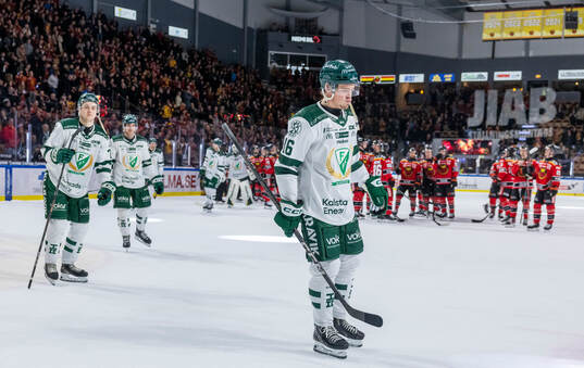 Färjestads Alexander Ljungkrantz deppar