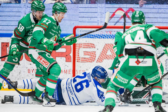 Rögles Filip Johansson och Jesper Pettersson och Leksands