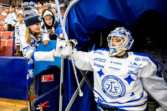 Leksands målvakt Jakob Hellsten