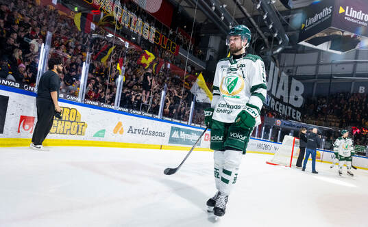Färjestads Linus Johansson deppar
