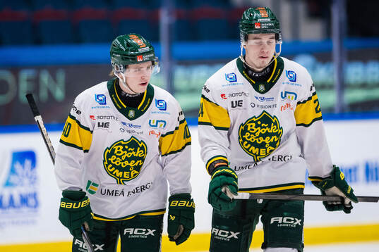 Björklövens Alfons Freij och Linus Cronholm deppar