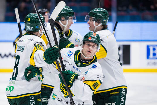 Björklövens Marcus Nilsson jublar
